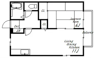 ハイツデアイ【1階】の間取り