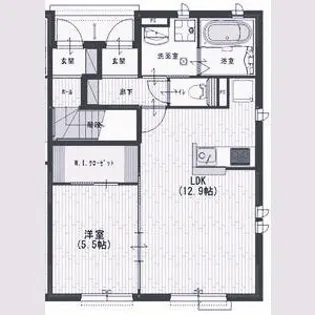 エトワール【1階】の間取り