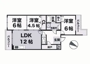 リバーグリーン藤村【2階】の間取り