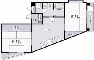 ラメール明石【3階】の間取り