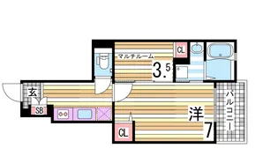 ファーストヒルズ【1階】の間取り