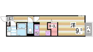 メゾン ド アヴニール星ヶ丘【2階】の間取り
