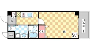 プラネットフィールドSUMA【1階】の間取り