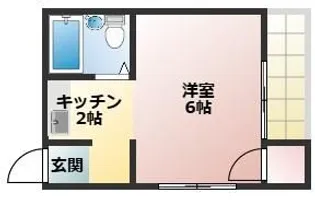 平磯ビル【4階】の間取り