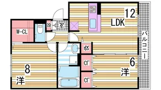 サンライズミナミ【1階】の間取り