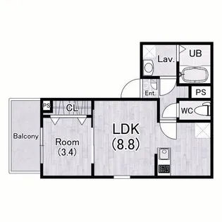 (仮称)ジーメゾン西二見リュクス【2階】の間取り