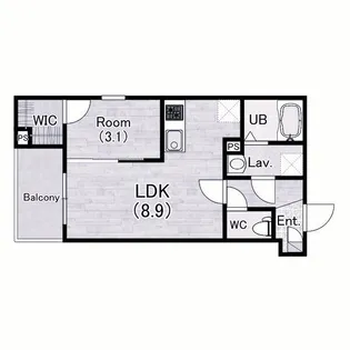 (仮称)ジーメゾン西二見リュクス【3階】の間取り