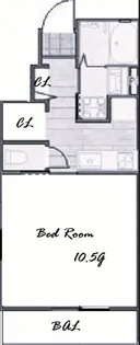 Kパラッツォ垂水泉が丘【1階】の間取り