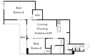 エクセレントガーデンヒルズ【3階】の間取り