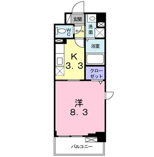 フリーデK.I・2【3階】の間取り