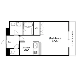 West Hills 壱番館【1階】の間取り