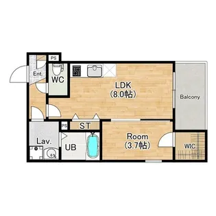 ジーメゾンエトワール西二見【2階】の間取り