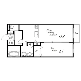 メリヤス城が山【2階】の間取り