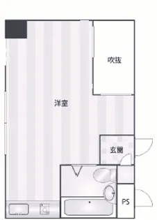 ラムール西明石【4階】の間取り