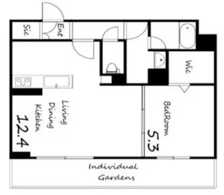 エクセレントガーデンヒルズ【3階】の間取り