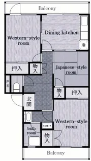 淡路島テラス【2階】の間取り