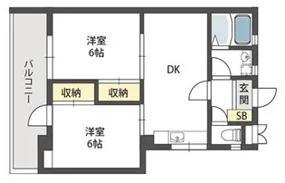 ナルミビル【3階】の間取り