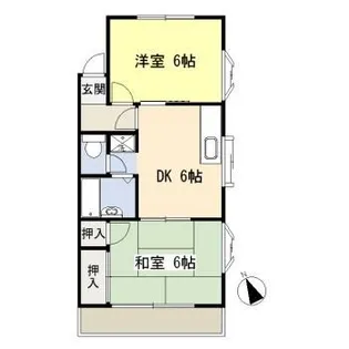 ルミナスハイツII【2階】の間取り