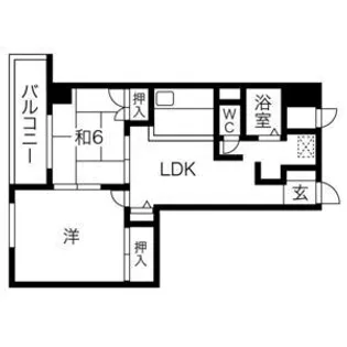 グリシーヌ静徳【3階】の間取り
