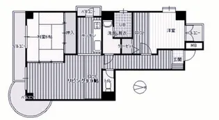 シャルム樽屋町【5階】の間取り