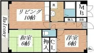 パストラルコート【1階】の間取り