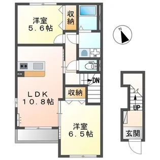 ペルルI【2階】の間取り