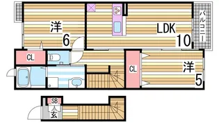 フェイリス・カーサ【2階】の間取り