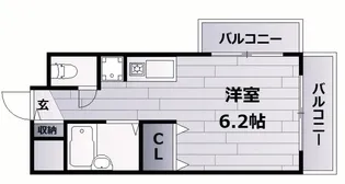 サンエキューズⅡ【5階】の間取り