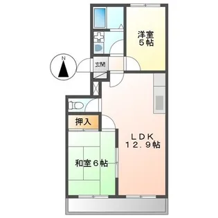 アネックス西明石【2階】の間取り