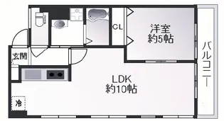 ラムール東二見【2階】の間取り