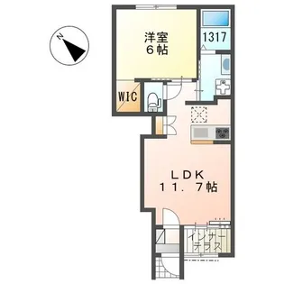 ウィステリア【1階】の間取り