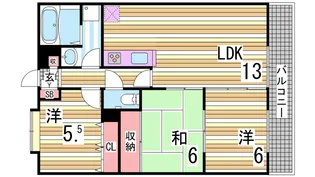 ル・グラン【1階】の間取り