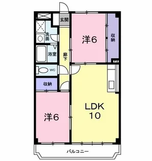ロワイヤル大久保II【3階】の間取り