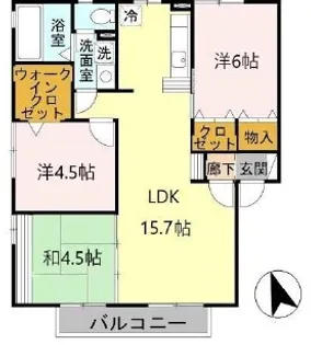 シロス船上 B棟【2階】の間取り