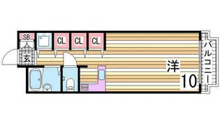 ラ・ターブル西神戸【4階】の間取り