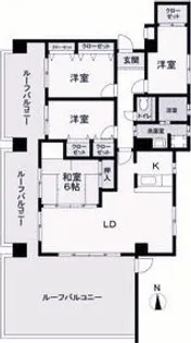 パレ清水が丘【8階】の間取り
