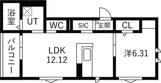 (仮称) 西新町PJ【1階】の間取り