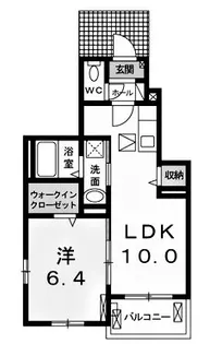 アミエーラ【1階】の間取り
