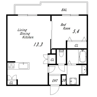 Diamond Green【1階】の間取り