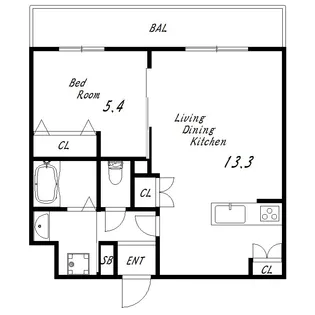 Diamond Green【1階】の間取り