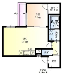 フジパレス須磨鷹取I番館【3階】の間取り
