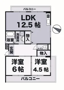 大沢マンション【3階】の間取り