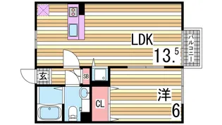 ヴィアーレ【2階】の間取り