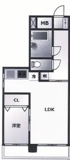 生頼第2ビル【4階】の間取り