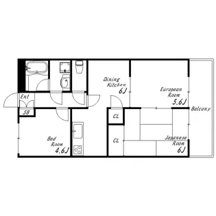 マルヨシハイツ【2階】の間取り