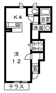 エターナルヒルⅡ【1階】の間取り