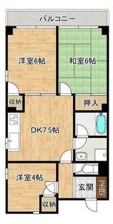 AQUA明石大久保【2階】の間取り