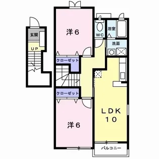 アルシオネB【2階】の間取り