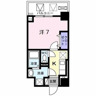 フリーデ明石駅前【3階】の間取り