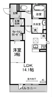 アン ルクール【2階】の間取り